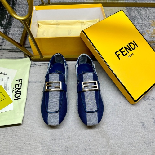 Replica Fendi Casual Shoes For Women #1225565 $82.00 USD for Wholesale