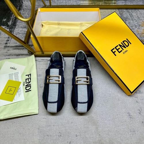 Replica Fendi Casual Shoes For Women #1225566 $82.00 USD for Wholesale