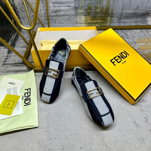 Replica Fendi Casual Shoes For Women #1225566 $82.00 USD for Wholesale