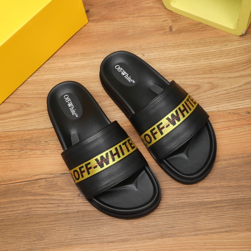 Off-White Slippers For Men #1225621 $56.00 USD, Wholesale Replica Off-White Slippers