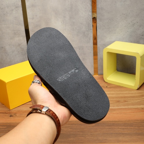 Replica Off-White Slippers For Men #1225622 $56.00 USD for Wholesale