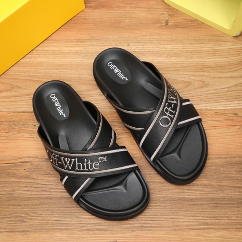 Off-White Slippers For Men #1225623 $56.00 USD, Wholesale Replica Off-White Slippers