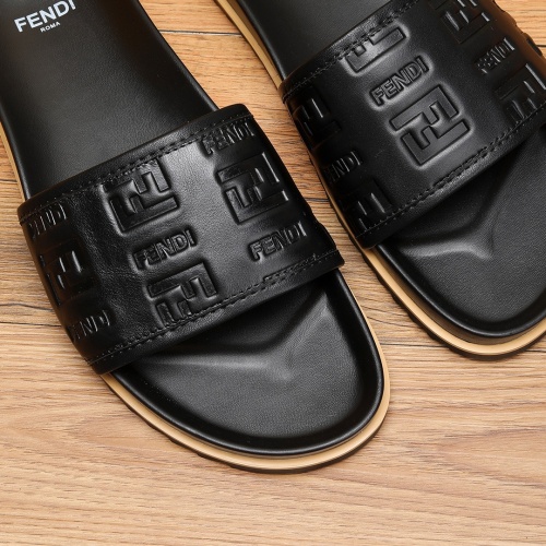 Replica Fendi Slippers For Men #1225624 $56.00 USD for Wholesale