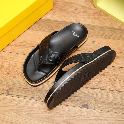 Replica Fendi Slippers For Men #1225625 $56.00 USD for Wholesale