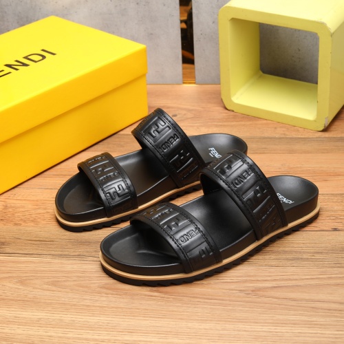 Fendi Slippers For Men #1225626 $56.00 USD, Wholesale Replica Fendi Slippers