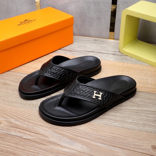 Hermes Slippers For Men #1225628 $56.00 USD, Wholesale Replica Hermes Slippers