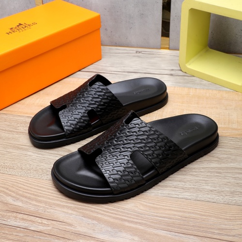 Hermes Slippers For Men #1225630 $56.00 USD, Wholesale Replica Hermes Slippers