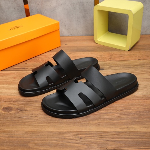 Hermes Slippers For Men #1225631 $56.00 USD, Wholesale Replica Hermes Slippers