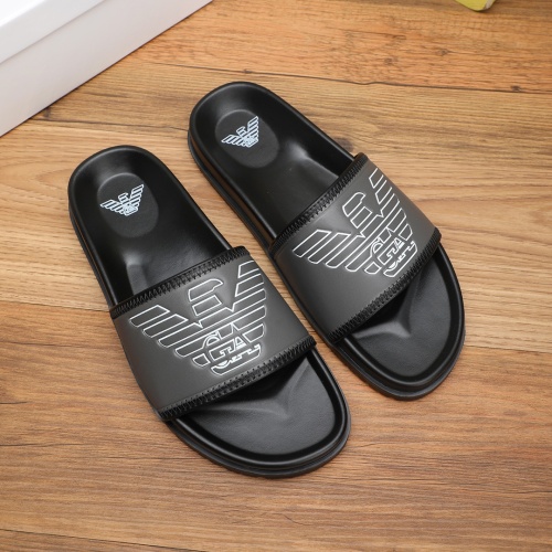 Armani Slippers For Men #1225633 $56.00 USD, Wholesale Replica Armani Slippers