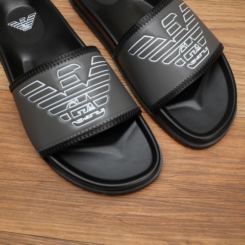 Replica Armani Slippers For Men #1225633 $56.00 USD for Wholesale