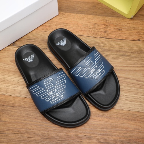 Armani Slippers For Men #1225635 $56.00 USD, Wholesale Replica Armani Slippers