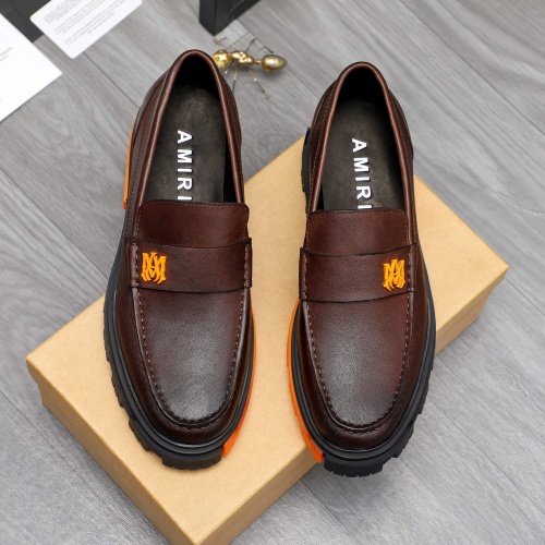 Replica Amiri Leather Shoes For Men #1225640 $112.00 USD for Wholesale