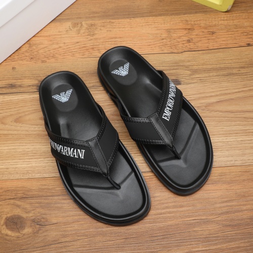 Armani Slippers For Men #1225652 $56.00 USD, Wholesale Replica Armani Slippers