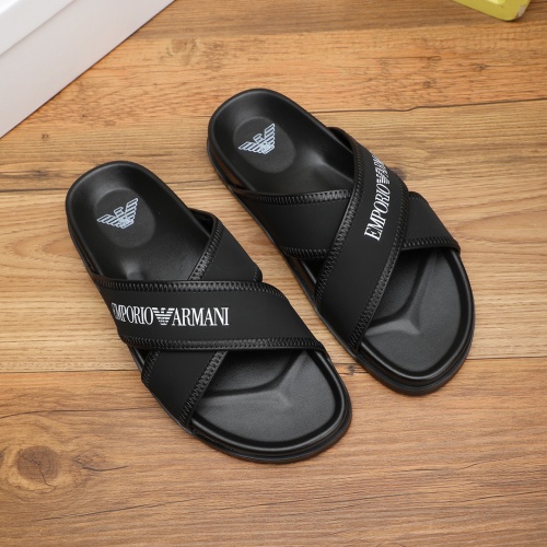 Armani Slippers For Men #1225653 $56.00 USD, Wholesale Replica Armani Slippers