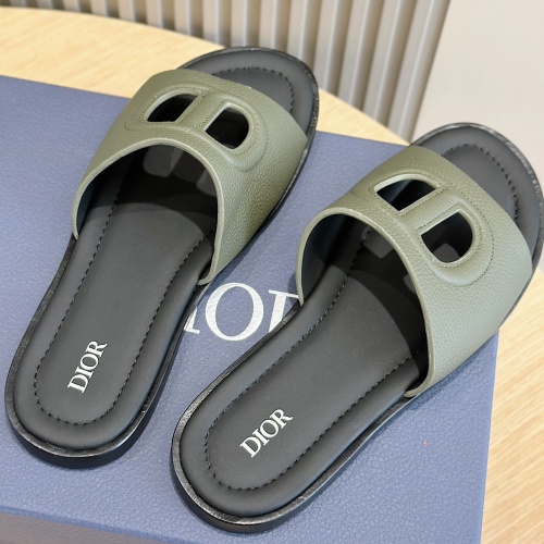 Replica Christian Dior Slippers For Men #1225684 $60.00 USD for Wholesale