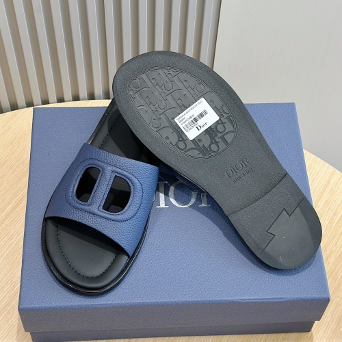 Replica Christian Dior Slippers For Men #1225685 $60.00 USD for Wholesale