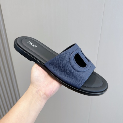 Replica Christian Dior Slippers For Men #1225685 $60.00 USD for Wholesale