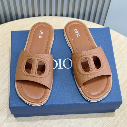 Christian Dior Slippers For Men #1225686 $60.00 USD, Wholesale Replica Christian Dior Slippers