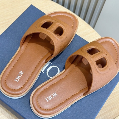 Replica Christian Dior Slippers For Men #1225686 $60.00 USD for Wholesale