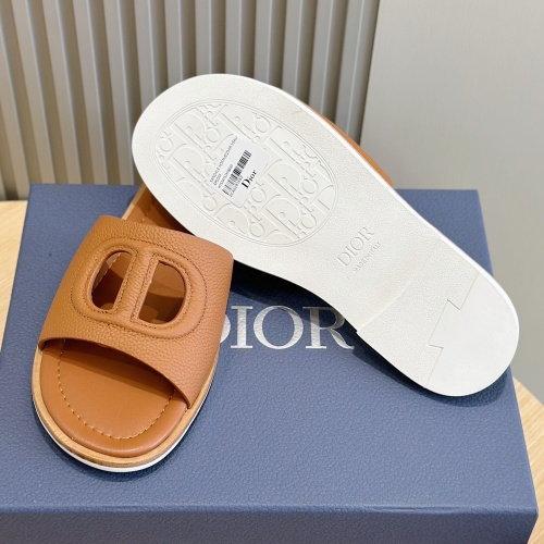 Replica Christian Dior Slippers For Men #1225686 $60.00 USD for Wholesale