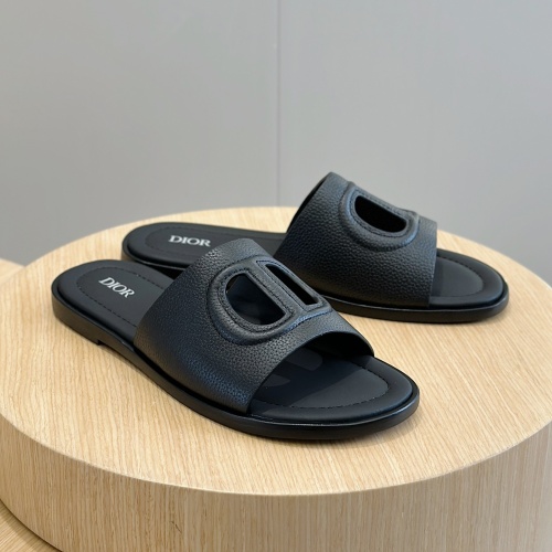 Replica Christian Dior Slippers For Men #1225687 $60.00 USD for Wholesale