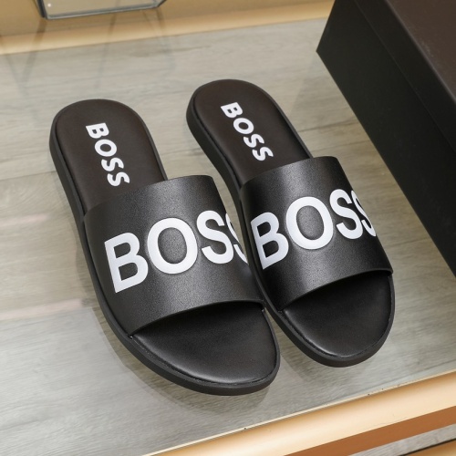 Boss Slippers For Men #1225690 $64.00 USD, Wholesale Replica Boss Slippers