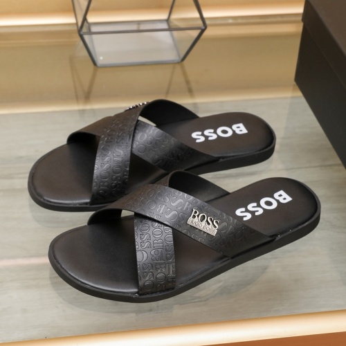 Replica Boss Slippers For Men #1225692 $64.00 USD for Wholesale