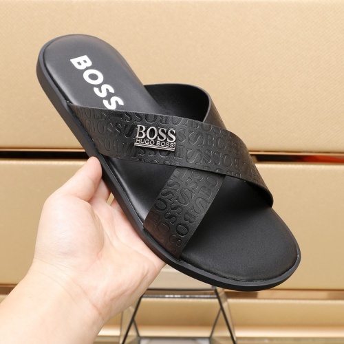 Replica Boss Slippers For Men #1225692 $64.00 USD for Wholesale