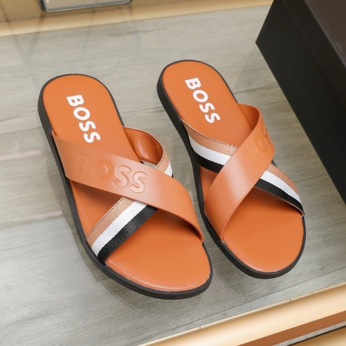 Boss Slippers For Men #1225693 $64.00 USD, Wholesale Replica Boss Slippers