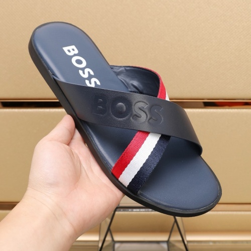 Replica Boss Slippers For Men #1225694 $64.00 USD for Wholesale