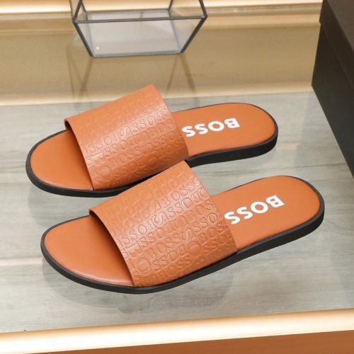 Boss Slippers For Men #1225696 $64.00 USD, Wholesale Replica Boss Slippers