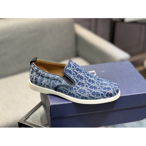 Replica Christian Dior Casual Shoes For Men #1225802 $72.00 USD for Wholesale