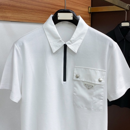 Replica Prada T-Shirts Short Sleeved For Men #1225923 $82.00 USD for Wholesale