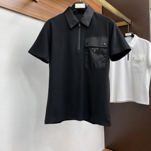 Prada T-Shirts Short Sleeved For Men #1225924 $82.00 USD, Wholesale Replica Prada T-Shirts