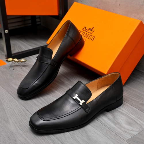 Hermes Leather Shoes For Men #1225935 $92.00 USD, Wholesale Replica Hermes Leather Shoes