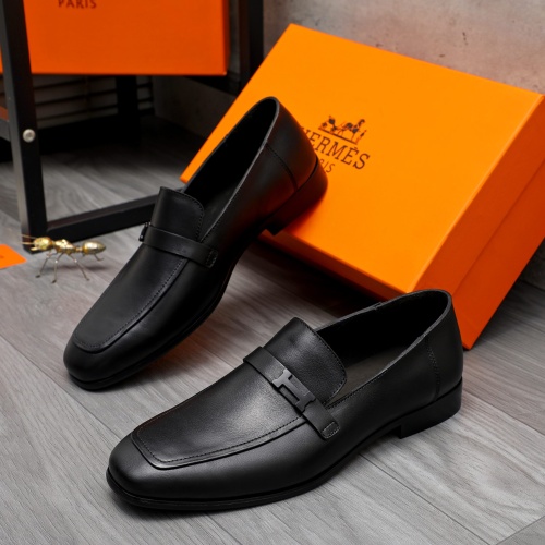 Hermes Leather Shoes For Men #1225936 $92.00 USD, Wholesale Replica Hermes Leather Shoes