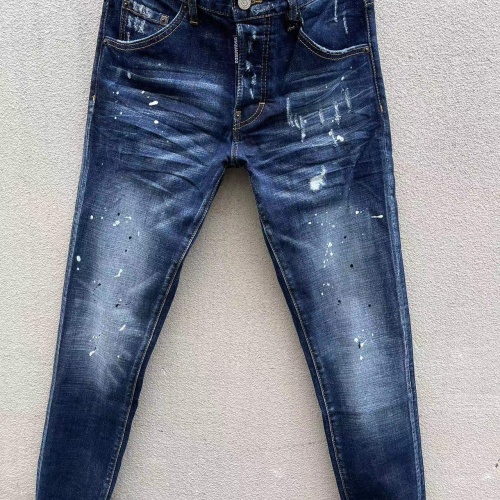 Replica Dsquared Jeans For Men #1225987 $68.00 USD for Wholesale