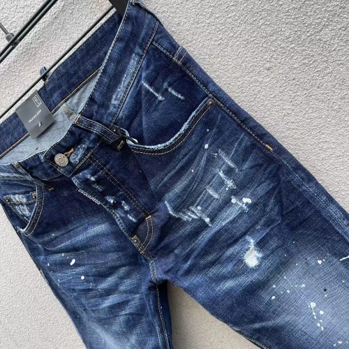 Replica Dsquared Jeans For Men #1225987 $68.00 USD for Wholesale