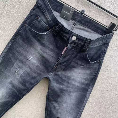 Replica Dsquared Jeans For Men #1225991 $68.00 USD for Wholesale