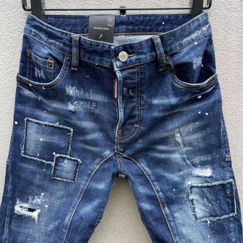 Replica Dsquared Jeans For Men #1225994 $68.00 USD for Wholesale