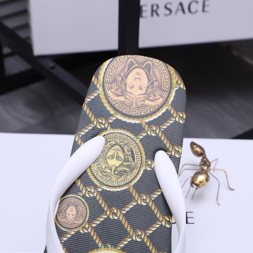 Replica Versace Slippers For Men #1226060 $42.00 USD for Wholesale