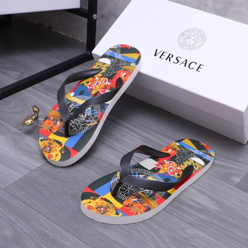 Replica Versace Slippers For Men #1226062 $42.00 USD for Wholesale