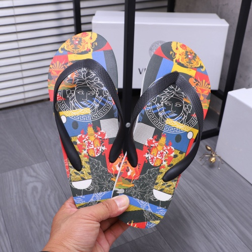 Replica Versace Slippers For Men #1226062 $42.00 USD for Wholesale