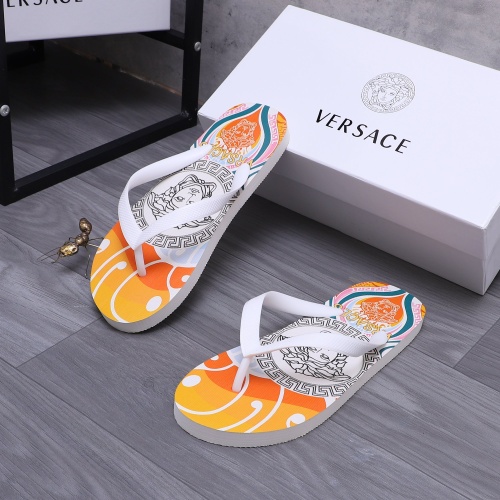 Replica Versace Slippers For Men #1226063 $42.00 USD for Wholesale