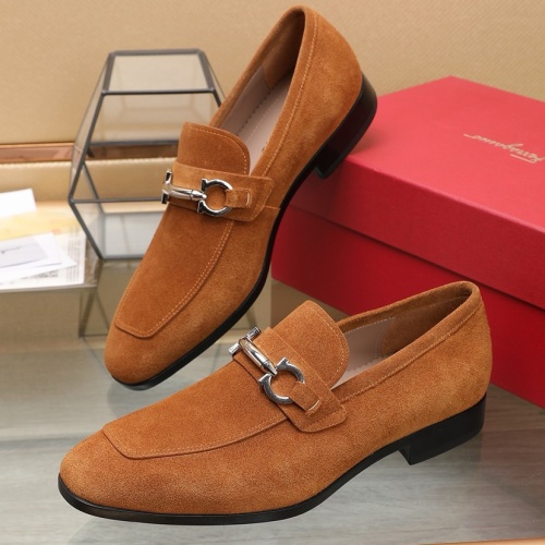 Salvatore Ferragamo Leather Shoes For Men #1226121 $122.00 USD, Wholesale Replica Salvatore Ferragamo Leather Shoes