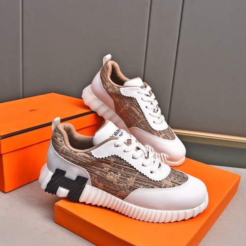 Replica Hermes Casual Shoes For Men #1226154 $80.00 USD for Wholesale