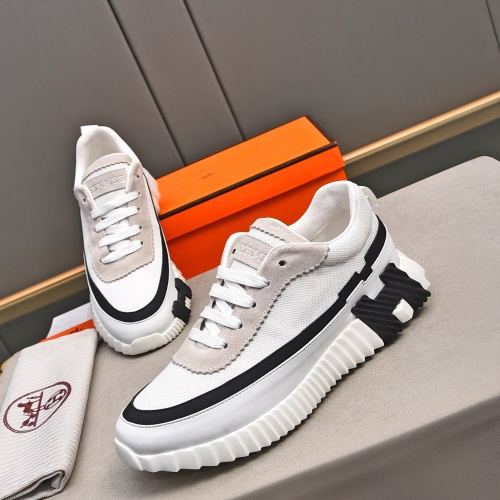 Replica Hermes Casual Shoes For Men #1226166 $80.00 USD for Wholesale