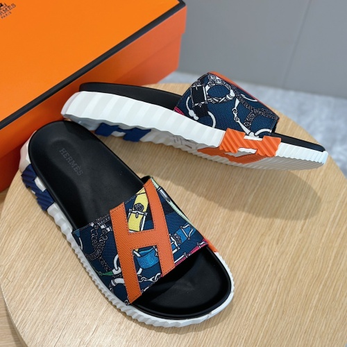 Replica Hermes Slippers For Men #1226173 $115.00 USD for Wholesale