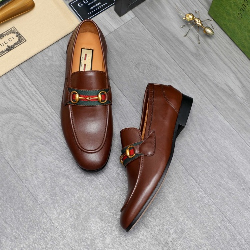 Replica Gucci Oxfords Shoes For Men #1226194 $98.00 USD for Wholesale