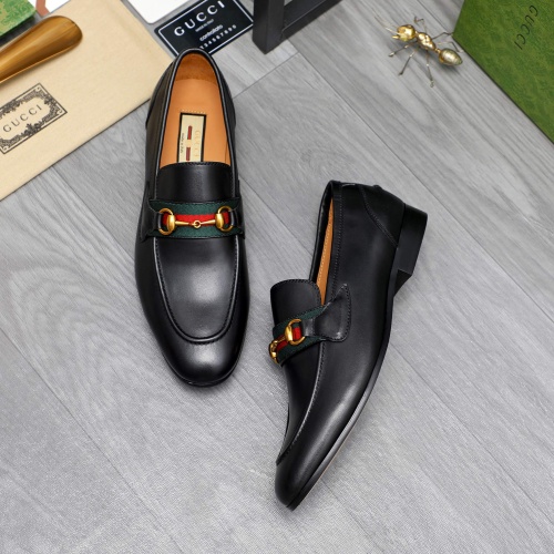 Replica Gucci Oxfords Shoes For Men #1226195 $98.00 USD for Wholesale